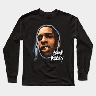 ASAP Rocky Big Face & Signature Long Sleeve T-Shirt